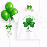 DTF TRANSFER - PRETTY SHAMROCK- HAPPY ST. PATRICK’S DAY
