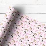 PUPPIES & BOWS | PREMIUM LEATHERETTE FABRIC - Eliza Henri