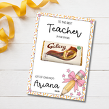 Pink Pencil Bow | Best Teacher in the Galaxy Board