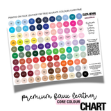 Premium Faux Leather Colour Chart | Over 100 Core Colours