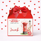 VALENTINES - RED BUNNY BOY- TREAT BOX