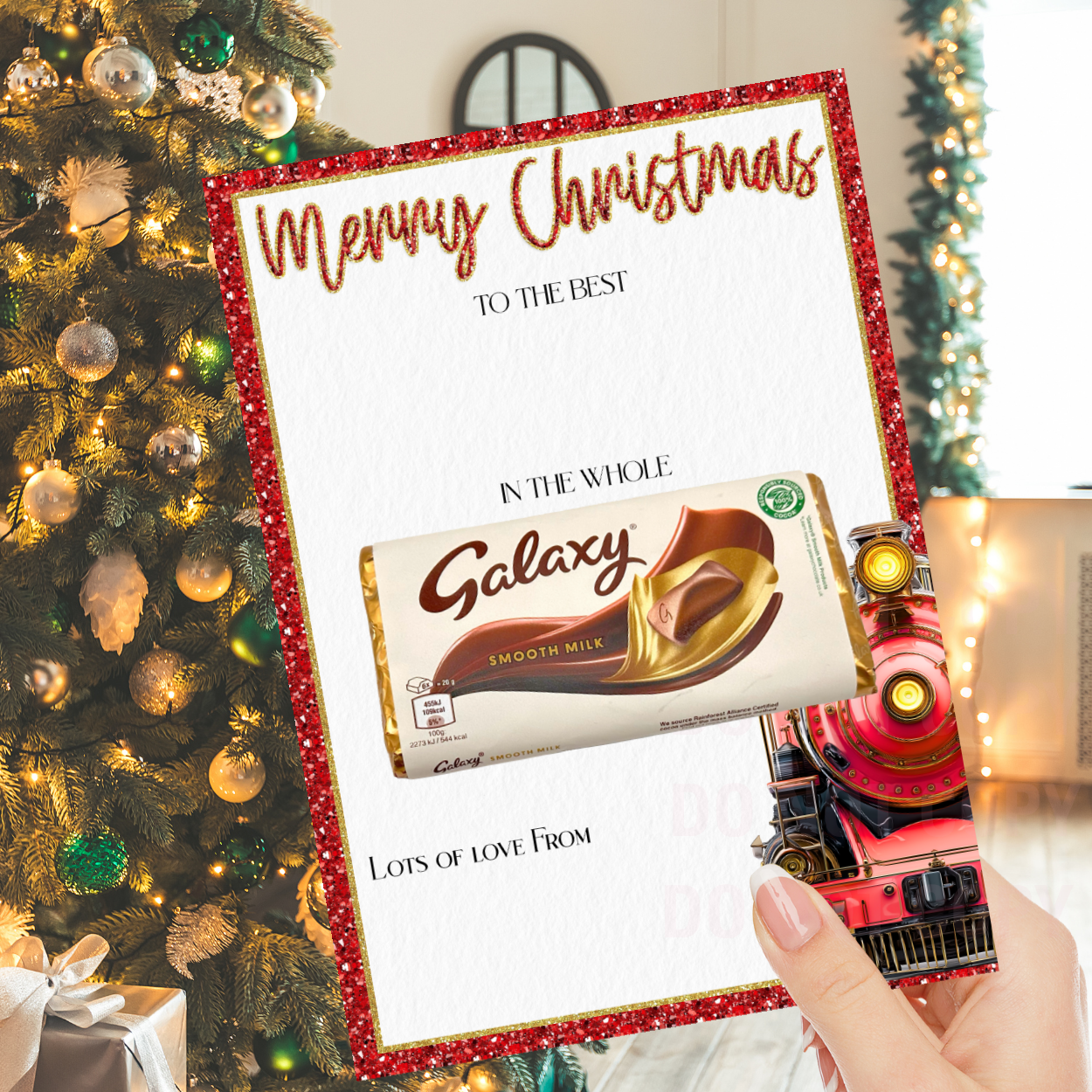 RED EXPRESS MERRY CHRISTMAS | IN THE WHOLE 'GALAXY' BOARD - Eliza Henri