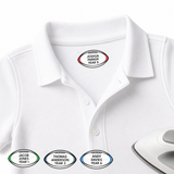 CUSTOM DTF CLOTHING LABELS- RUGBY- IRON ON