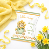 ST DAVIDS DAY- DIY TREAT PACKET- DAFFODIL BEAR
