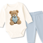 DTF TRANSFER | FLUFFY BLUE TEDDY BEAR - Eliza Henri