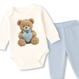 DTF TRANSFER | FLUFFY BLUE TEDDY BEAR - Eliza Henri