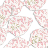 PRETTY GIRL ERA BOWS 3.5” | PRE CUT DIY HAIR BOW LOOPS