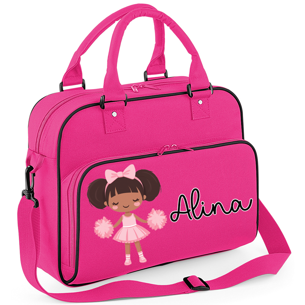 DTF TRANSFER - CHEER BAGS- PINK CHEER GIRLS - Eliza Henri