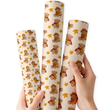 Autumn Teddy | Premium Faux Leather Fabric