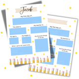 First day of School Pencil Boards- Blue