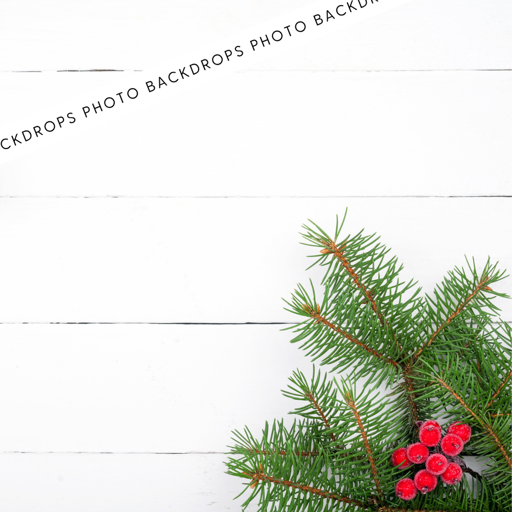 Berry & Bright Wooden Effect | Canvas/PVC Photography Backdrop