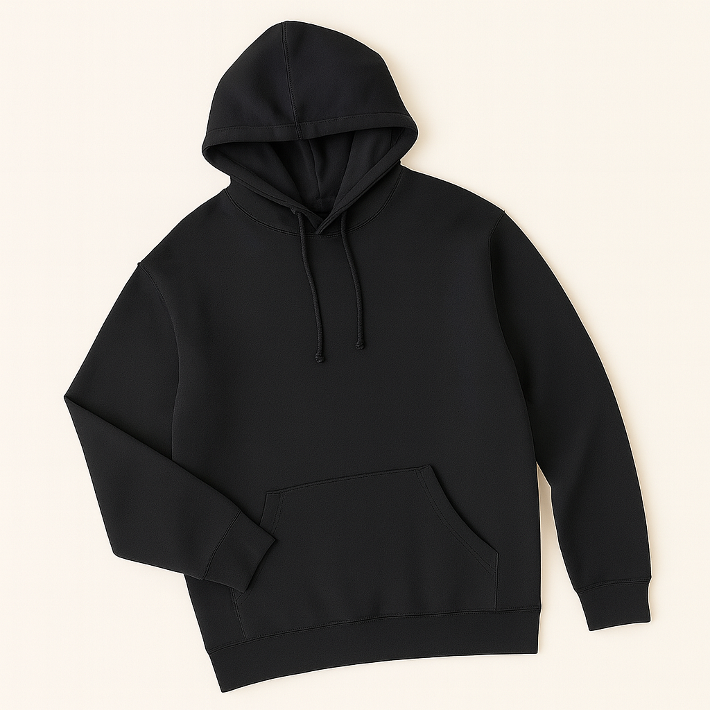 Black hoodie wholesale clothing blanks