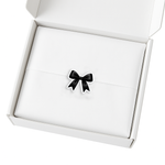 BLACK COQUETTE BOW CUSTOM CUT SOLVENT STICKER- GLOSSY OR MATTE - Eliza Henri