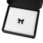 BLACK COQUETTE BOW CUSTOM CUT SOLVENT STICKER- GLOSSY OR MATTE - Eliza Henri