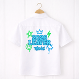 Custom DTF Transfer- Blue Graffiti- School Leavers 2026 - Eliza Henri