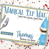 BLUE MAGICAL ELF MAT | PREMIUM LEATHERETTE PLACEMATS