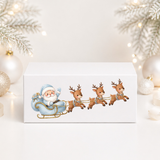 Blue Santa's Sleigh- Feature Front Decals