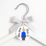 BACK TO SCHOOL BOY'S DOLLY LEATHERETTE HANGER TAGS- PRE CUT