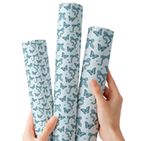 Bows & Butterflies | Premium Faux Leather Fabric