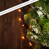 Christmas at the Cabin Canvas/PVC Photography Backdrop