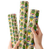 Cactus Cuties | Premium Faux Leather Fabric