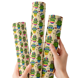 Cactus Cuties | Premium Faux Leather Fabric