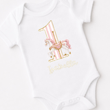 Carousel Horse Birthday Numbers | DTF Transfer