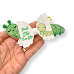 Much Cuter than Colin Caterpillar Bows 3.5” | Pre Cut DIY Hair Bow Loops - Eliza Henri