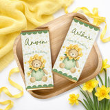 ST DAVID'S DAY- DAFFODIL BEAR- CHOCOLATE WRAPPER - Eliza Henri