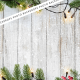 Christmas at the Cabin | Canvas/PVC Photography Backdrop
