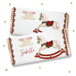 Traditional Rocking Horse Christmas Chocolate Wrappers - Eliza Henri