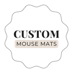 Custom Printed Faux Leather Logo Mouse Mat | Print Your Own Designs - Eliza Henri