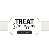 CUSTOM PRINTED TREAT BOX STICKERS- SOLVENT OR UV