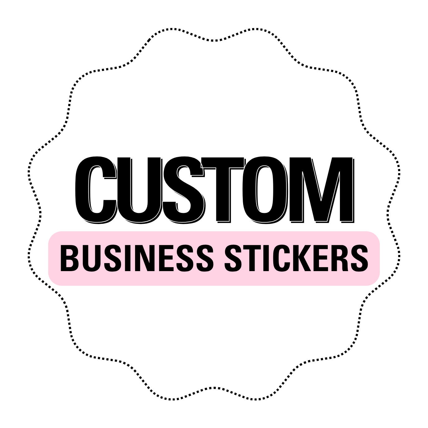 CUSTOM LOGO BUSINESS STICKERS- GLOSSY OR MATTE - Eliza Henri
