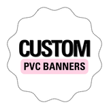 CUSTOM BANNER | UV PRINTED PVC | 77CM X 25CM