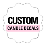 CUSTOM PRINTED- SOLVENT CANDLE STICKERS