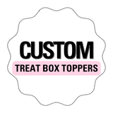 CUSTOM PRINTED TREAT BOX STICKERS- SOLVENT OR UV
