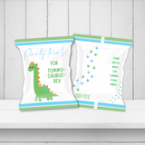 Green Dino Party Treats- DIY Treat Packs - Eliza Henri