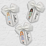 Mini Customised School Dolly's DTF Full Colour Transfers-  approx 2'' Tall - Eliza Henri