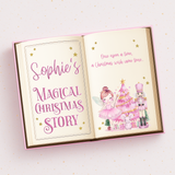 PINK NUTCRACKER MAGICAL CHRISTMAS STORY BOOK- MAGNETIC BOX TOPPER