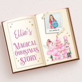 PINK NUTCRACKER MAGICAL CHRISTMAS STORY BOOK- MAGNETIC BOX TOPPER