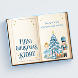 BLUE NUTCRACKER FIRST CHRISTMAS STORY BOOK- MAGNETIC BOX TOPPER