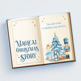 BLUE NUTCRACKER MAGICAL CHRISTMAS STORY BOOK- MAGNETIC BOX TOPPER