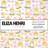 PRETTY LITTLE CHICK SEAMLESS PATTERN SET - Eliza Henri