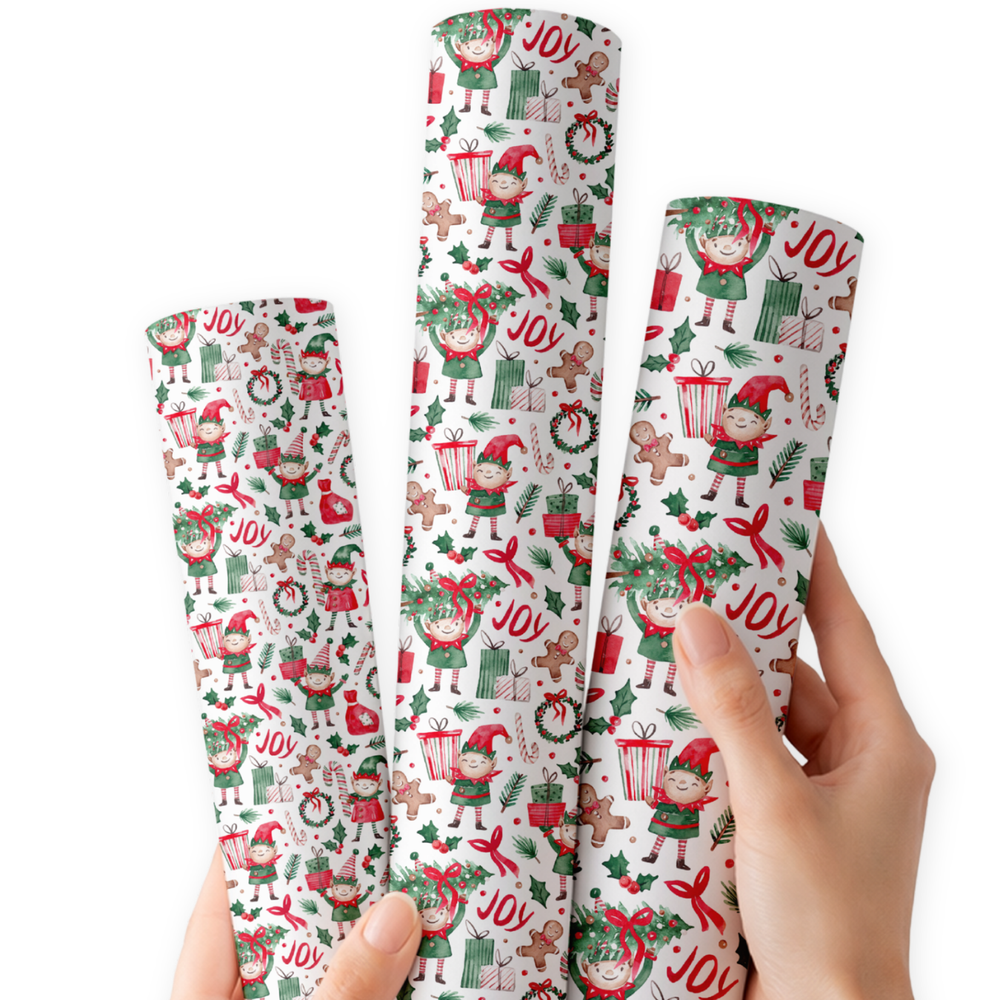 Joy to the Elf | Premium Faux Leather Fabric