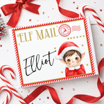 Elf Mail Magnetic Box Toppers- Red - Eliza Henri