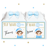 Elf Mail Treat Box- Blue