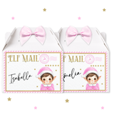 Elf Mail Treat Box- Pink