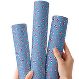 Candy Cane Crush | Premium Faux Leather Fabric