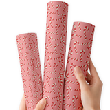 Candy Cane Girlies | Premium Faux Leather Fabric